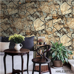 HANMERO wall papers for walls Decor Landscape Flocking European Restaurants 0.53*10M PVC