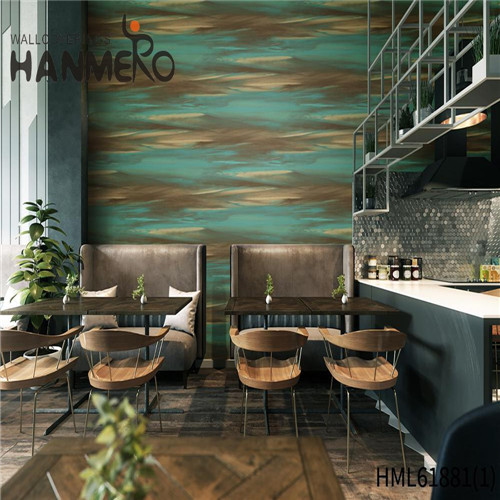 HANMERO PVC SGS.CE Certificate buy wallpaper Deep Embossed European Lounge rooms 0.53*10M Stripes