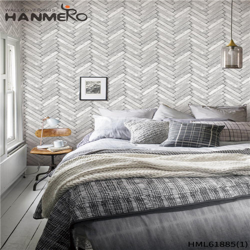 HANMERO PVC SGS.CE Certificate Stripes Deep Embossed pink wallpaper Lounge rooms 0.53*10M European