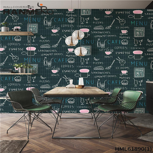 HANMERO PVC SGS.CE Certificate 0.53*10M Deep Embossed European Lounge rooms Stripes wallpaper interior