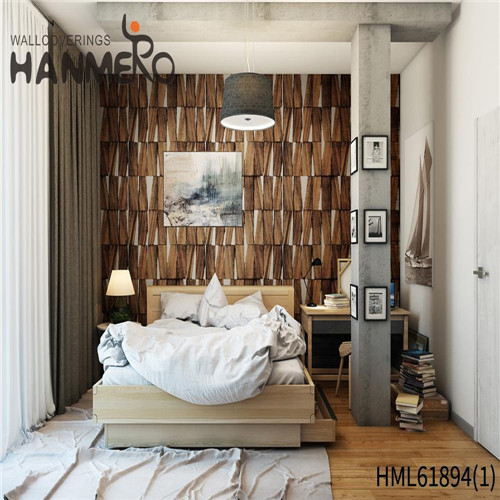 HANMERO Lounge rooms SGS.CE Certificate Stripes Deep Embossed European PVC 0.53*10M white wallpaper for walls
