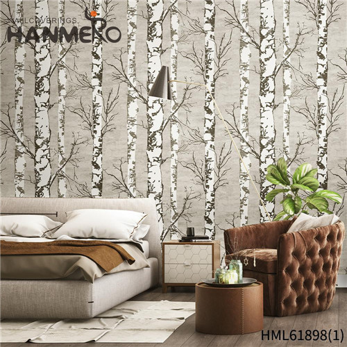HANMERO PVC SGS.CE Certificate Stripes Lounge rooms European Deep Embossed 0.53*10M wallpaper discount