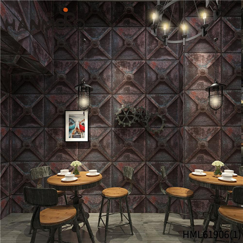 HANMERO PVC Deep Embossed Stripes SGS.CE Certificate European Lounge rooms 0.53*10M designer wallpaper borders