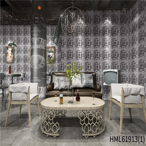 HANMERO SGS.CE Certificate PVC 0.53*10M designer wallpaper home European Lounge rooms Stripes Deep Embossed