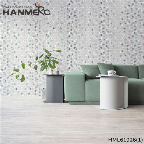 HANMERO SGS.CE Certificate PVC Stripes European Lounge rooms 0.53*10M home wallpaper collection Deep Embossed