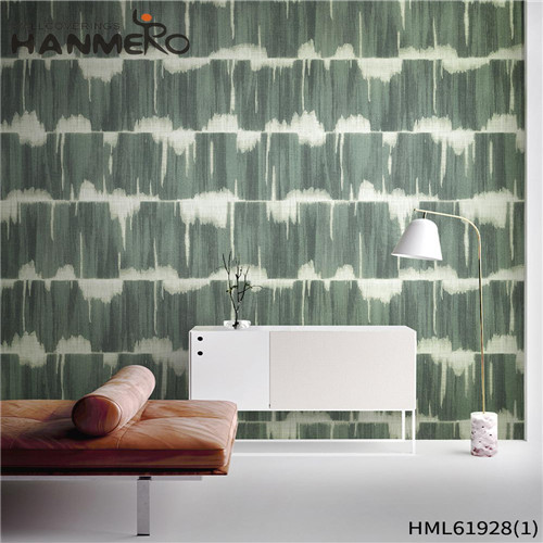 HANMERO Deep Embossed European Lounge rooms 0.53*10M wallpaper vendors Stripes SGS.CE Certificate PVC