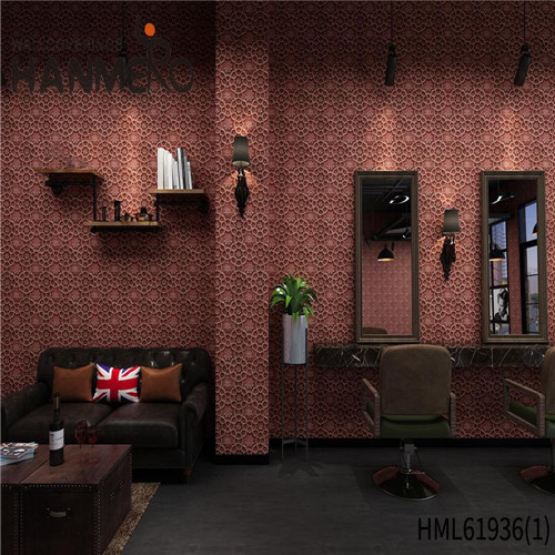 HANMERO house decoration wallpaper SGS.CE Certificate Stripes Deep Embossed European Lounge rooms 0.53*10M PVC