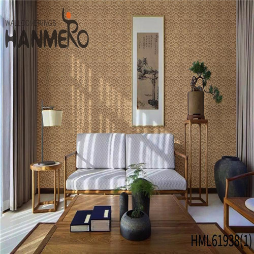 HANMERO wallpaper download SGS.CE Certificate Stripes Deep Embossed European Lounge rooms 0.53*10M PVC