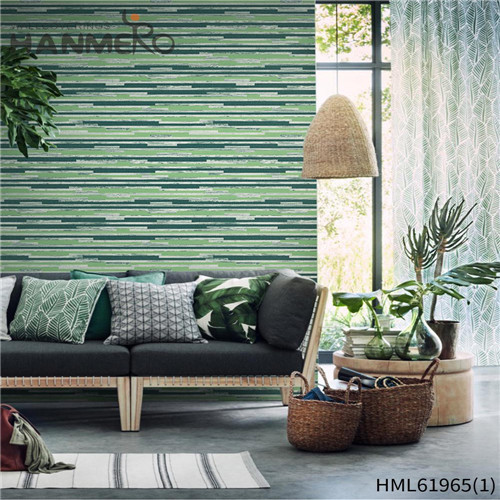 HANMERO PVC Imaginative Landscape Bronzing Pastoral House design wallpaper 0.53*10M