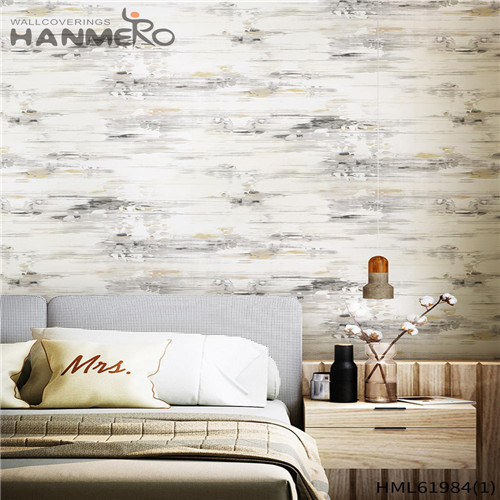 HANMERO Pastoral Imaginative Landscape Bronzing PVC House 0.53*10M commercial wallpaper