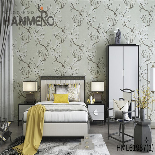 HANMERO PVC Imaginative Landscape Pastoral Bronzing House 0.53*10M designer wallpaper for home