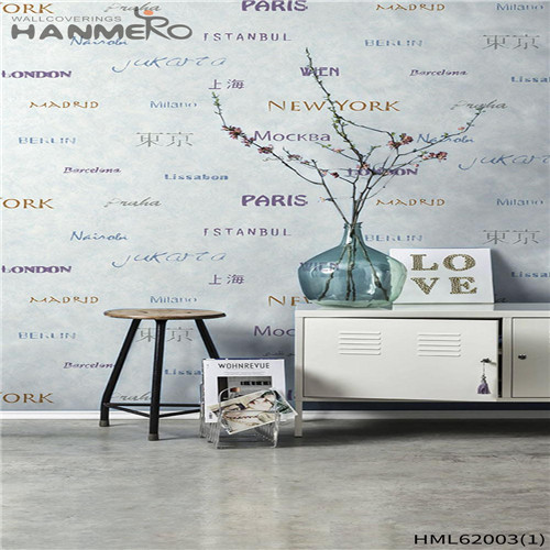HANMERO Imaginative PVC Landscape House 0.53*10M shop for wallpaper online Pastoral Bronzing