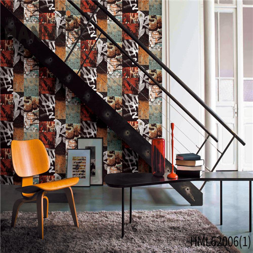 HANMERO Imaginative Pastoral House 0.53*10M amazing wallpaper for home Landscape Bronzing PVC
