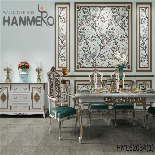 HANMERO modern wallpaper New Design Letters Deep Embossed Classic Church 0.53*10M PVC