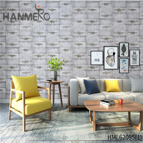 HANMERO online wallpaper for walls New Design Letters Deep Embossed Classic Church 0.53*10M PVC