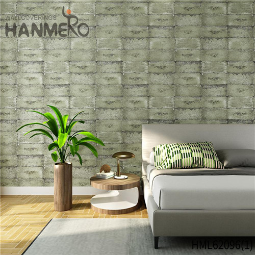 HANMERO designing wallpaper patterns New Design Letters Deep Embossed Classic Church 0.53*10M PVC