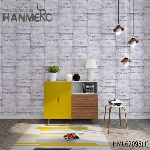 HANMERO black wallpaper decor New Design Letters Deep Embossed Classic Church 0.53*10M PVC