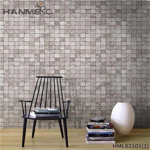 HANMERO wall decoration paper design New Design Letters Deep Embossed Classic Church 0.53*10M PVC