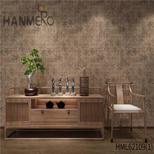 HANMERO wall paper store New Design Letters Deep Embossed Classic Church 0.53*10M PVC