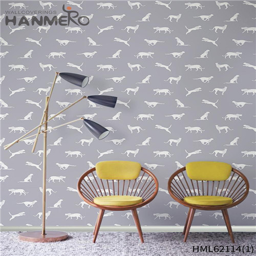 HANMERO PVC wallpapers for home Flowers Flocking European Household 0.53*10M Awesome