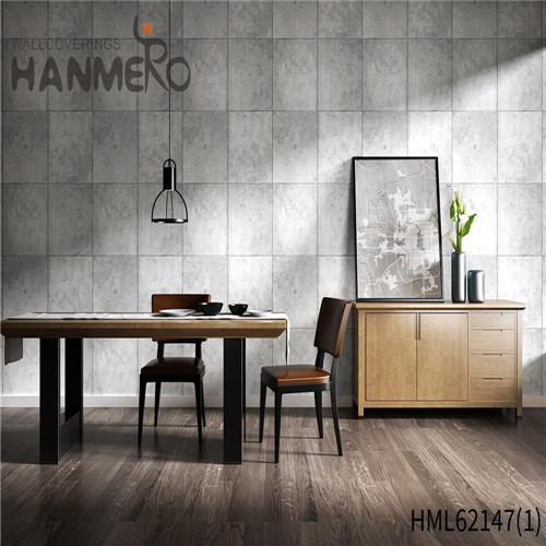 HANMERO 0.53*10M wallpaper house design Flowers Flocking European Household Awesome PVC