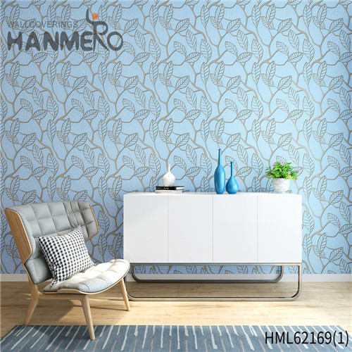 HANMERO home wallpaper borders Awesome Flowers Flocking European Household 0.53*10M PVC