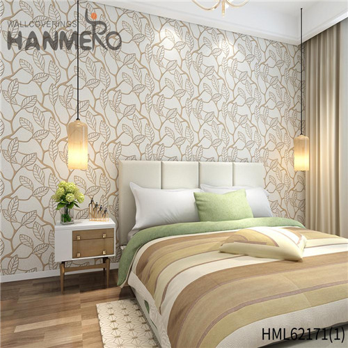 HANMERO wallpapers in home interiors Awesome Flowers Flocking European Household 0.53*10M PVC