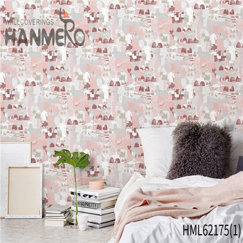 HANMERO best wallpapers Awesome Flowers Flocking European Household 0.53*10M PVC