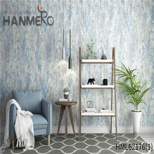 HANMERO design of wallpaper for home Awesome Flowers Flocking European Household 0.53*10M PVC