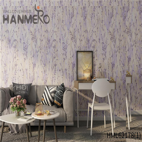 HANMERO wallpaper for shop Awesome Flowers Flocking European Household 0.53*10M PVC