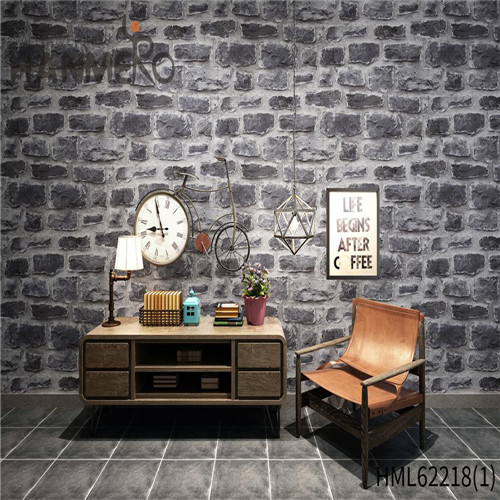 HANMERO PVC Seamless Kids Deep Embossed Bamboo Home Wall 0.53*10M wallpaper on wall of house