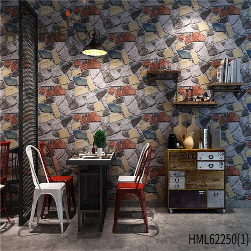 HANMERO Seamless PVC Bamboo Home Wall 0.53*10M cheap prepasted wallpaper Kids Deep Embossed