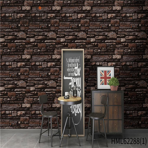 HANMERO PVC Cozy Geometric Cinemas European Deep Embossed 0.53*10M wallpaper stores online