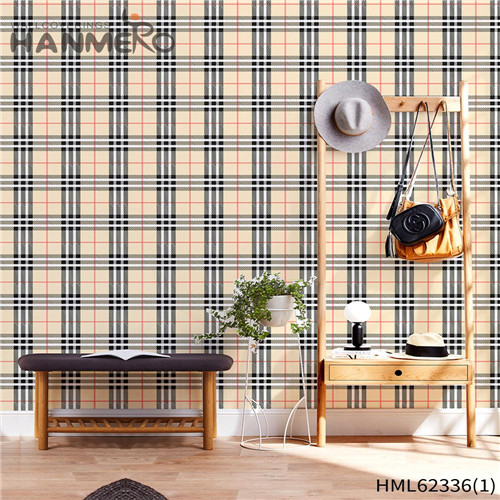 HANMERO wallpaper online purchase Cozy Geometric Deep Embossed European Cinemas 0.53*10M PVC