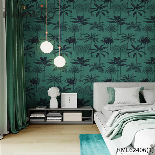 HANMERO Flowers Flocking Hot Sex Non-woven Classic Sofa background 0.53*10M wallpapers for walls at home