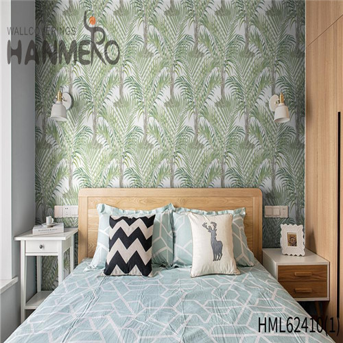 HANMERO home furnishing wallpaper Hot Sex Flowers Flocking Classic Sofa background 0.53*10M Non-woven