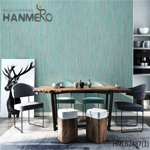 HANMERO PVC Top Grade Church Flocking Pastoral Leather 0.53*10M best wallpapers for home walls