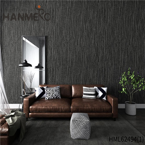 HANMERO Flocking Top Grade Leather PVC Pastoral Church 0.53*10M buy wallpaper for home
