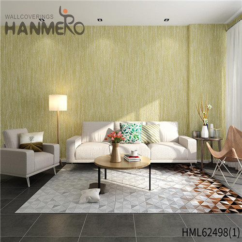 HANMERO PVC Leather Top Grade Flocking Pastoral Church 0.53*10M wallpaper outlet online