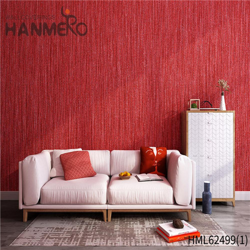 HANMERO Top Grade PVC Leather Flocking Pastoral Church 0.53*10M wallpaper at home