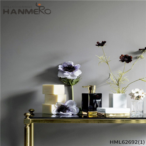 HANMERO design house designer wallpaper Cheap Leather Technology Classic TV Background 0.53*10M PVC