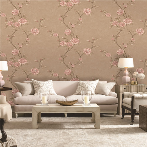 HANMERO PVC 0.53*10M Flowers Technology Classic Theatres Luxury wallpaper for walls buy online