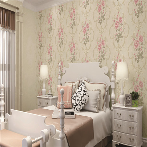 HANMERO PVC European Flowers Deep Embossed Dealer Restaurants 0.53*10M wallpaper for home design