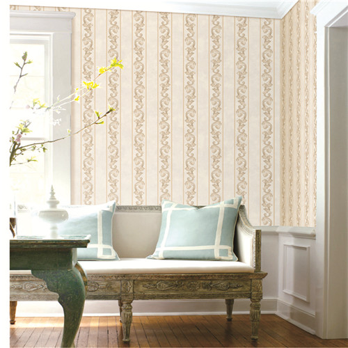 HANMERO PVC Seamless Flowers European Deep Embossed Kids Room 0.53*10M bedroom design with wallpaper