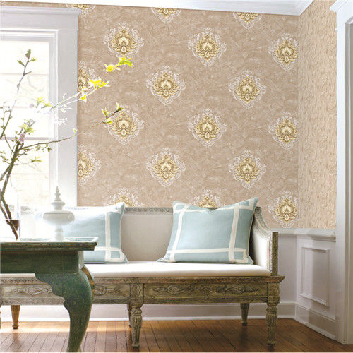 HANMERO PVC Unique Flowers Deep Embossed Classic Hallways 0.53*10M contemporary wallpaper