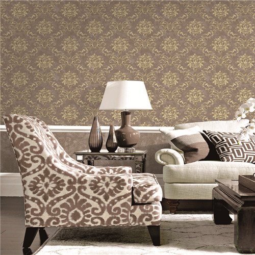 HANMERO PVC Unique Flowers Deep Embossed Classic Hallways wallpaper at home 0.53*10M