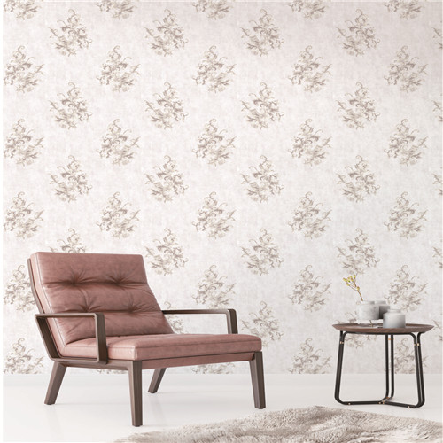 HANMERO PVC 0.53*10M Flowers Deep Embossed Classic Hallways Unique wallpaper world