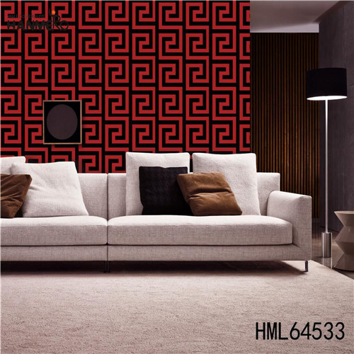 HANMERO PVC 3D Leather Deep Embossed wallpaper for the home House 0.53M European