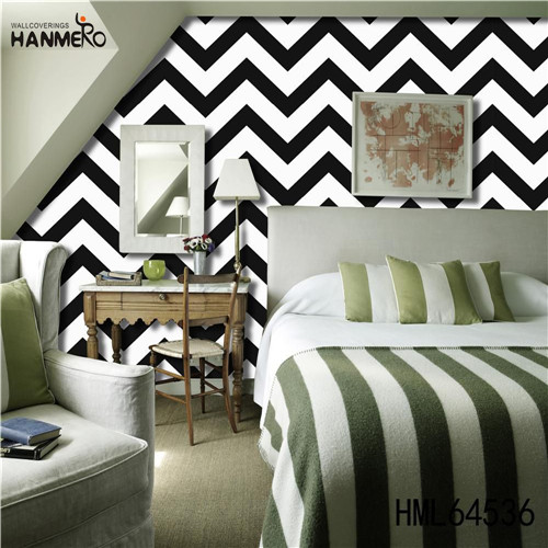 HANMERO 0.53M 3D Leather Deep Embossed European House PVC latest wallpaper