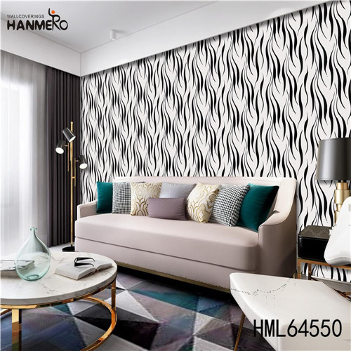 HANMERO PVC 3D European Deep Embossed Leather House 0.53M wallcoverings wallpaper